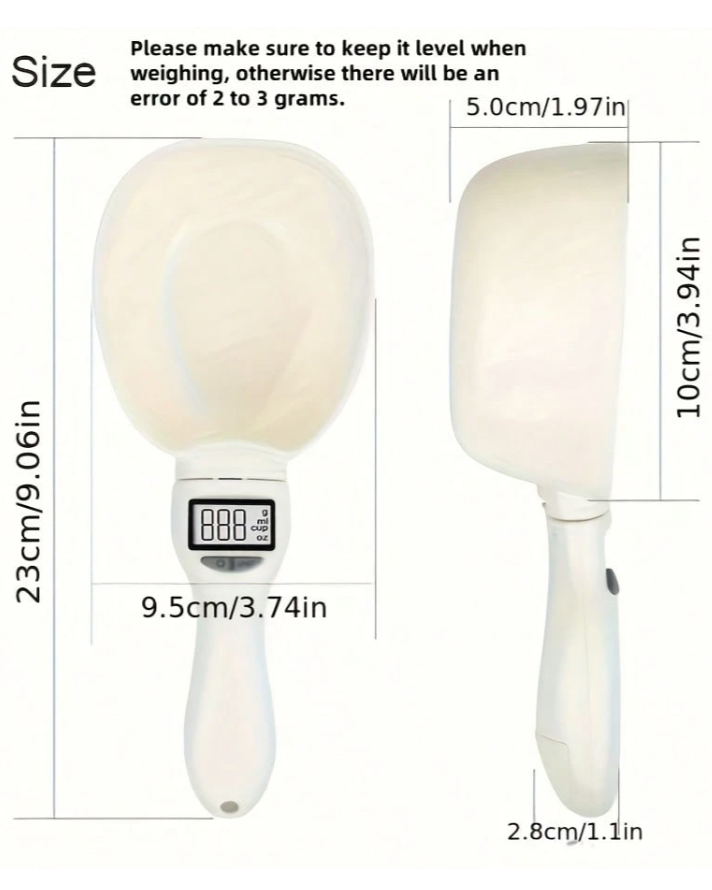 white-digital-pet-food-measuring-spoon-from-the-side-to-show-size